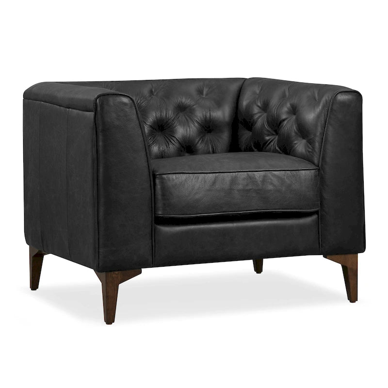 Essex Lounge Chair - Full Grain Italian Leather