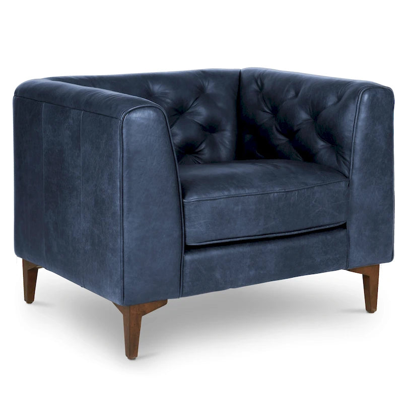 Essex Lounge Chair - Full Grain Italian Leather