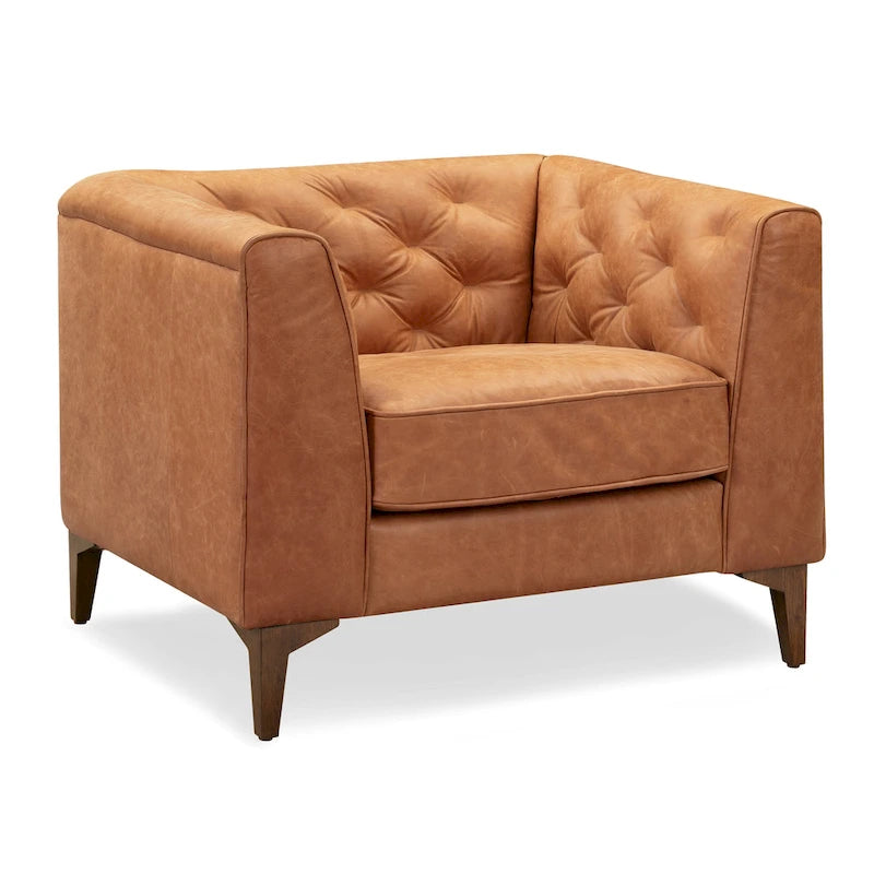 Essex Lounge Chair - Full Grain Italian Leather