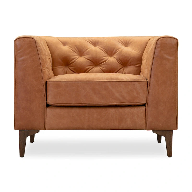 Essex Lounge Chair - Full Grain Italian Leather