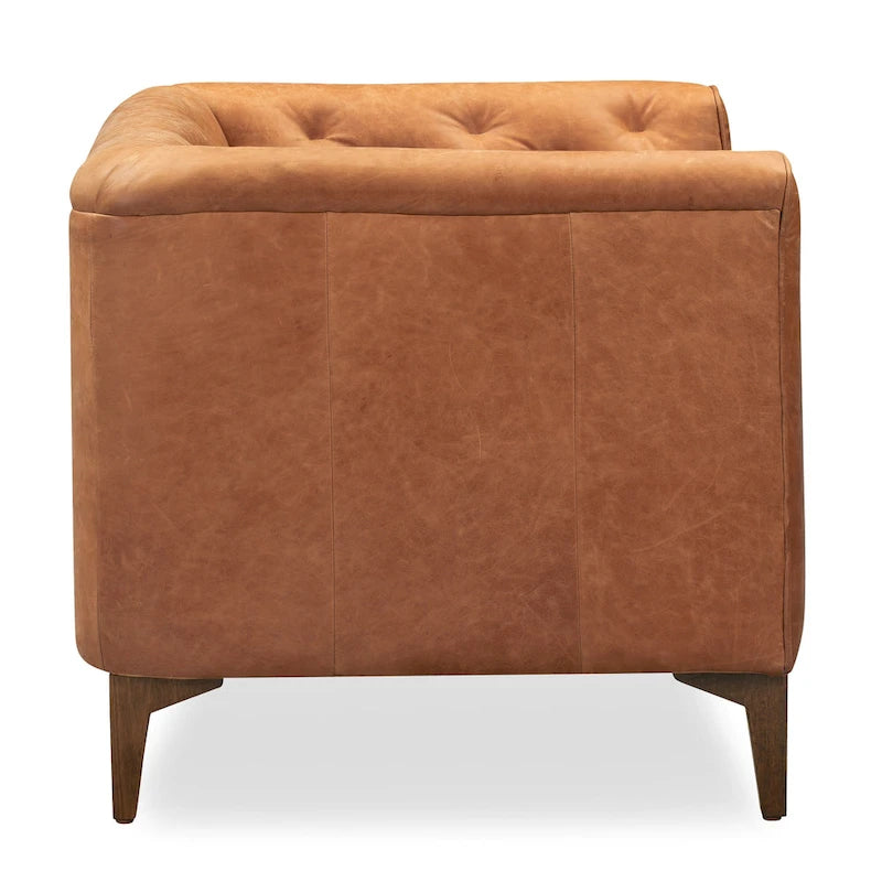 Essex Lounge Chair - Full Grain Italian Leather