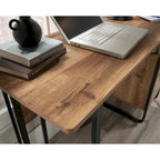 Escritorio de oficina de un solo pedestal con cajón para archivos – Roble grabadofont: 15px/1.5rem "Inter var", Inter, sans-serif; white-space: pre-wrap;">