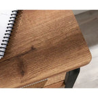 Escritorio de oficina de un solo pedestal con cajón para archivos – Roble grabadofont: 15px/1.5rem "Inter var", Inter, sans-serif; white-space: pre-wrap;">